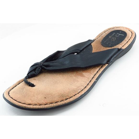 Born Concept‎ Flip Flop Black Synthetic Women Shoes Sz 9 M - Picture 1 of 6